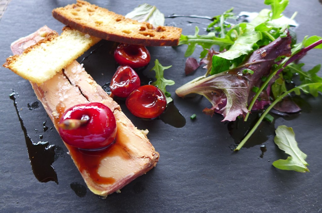 Marbré de foie gras aux cerises © GP