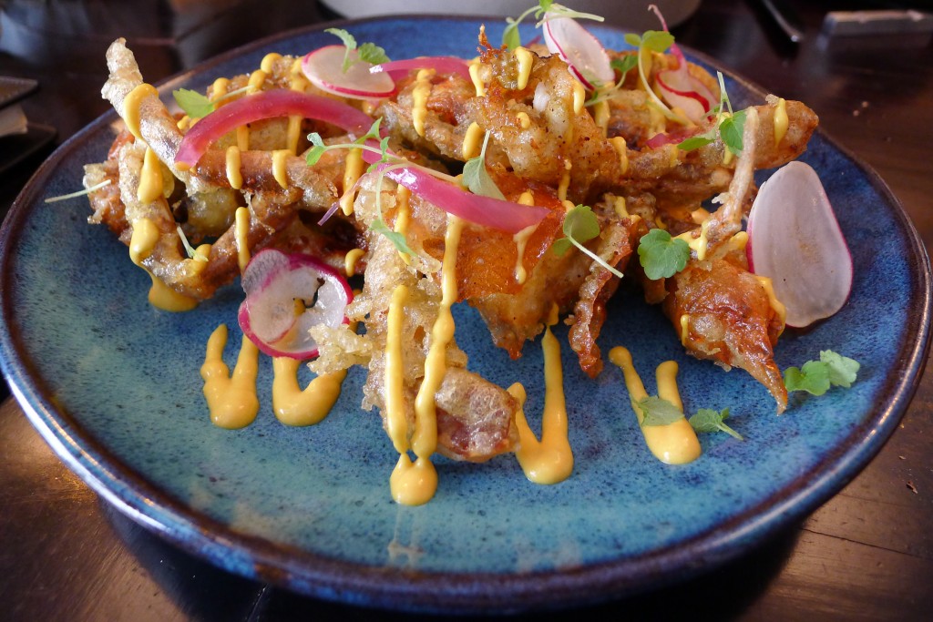 Tempura de crabe mou © JPE