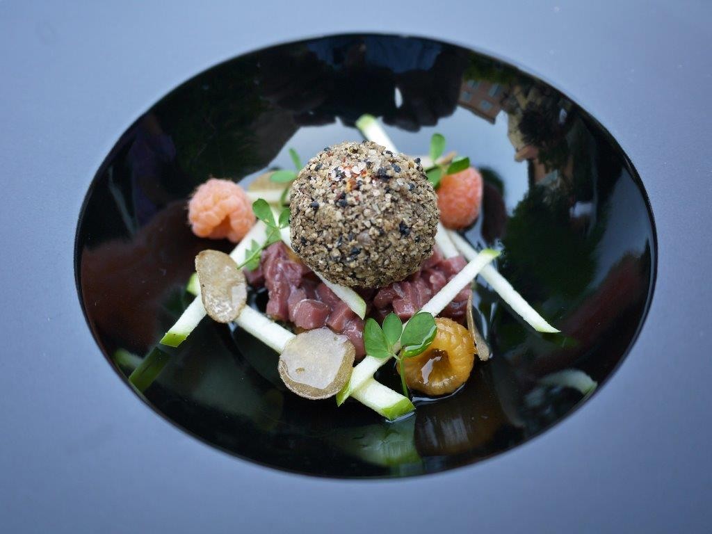 Foie gras, truffe en trompe-l'œil © AA