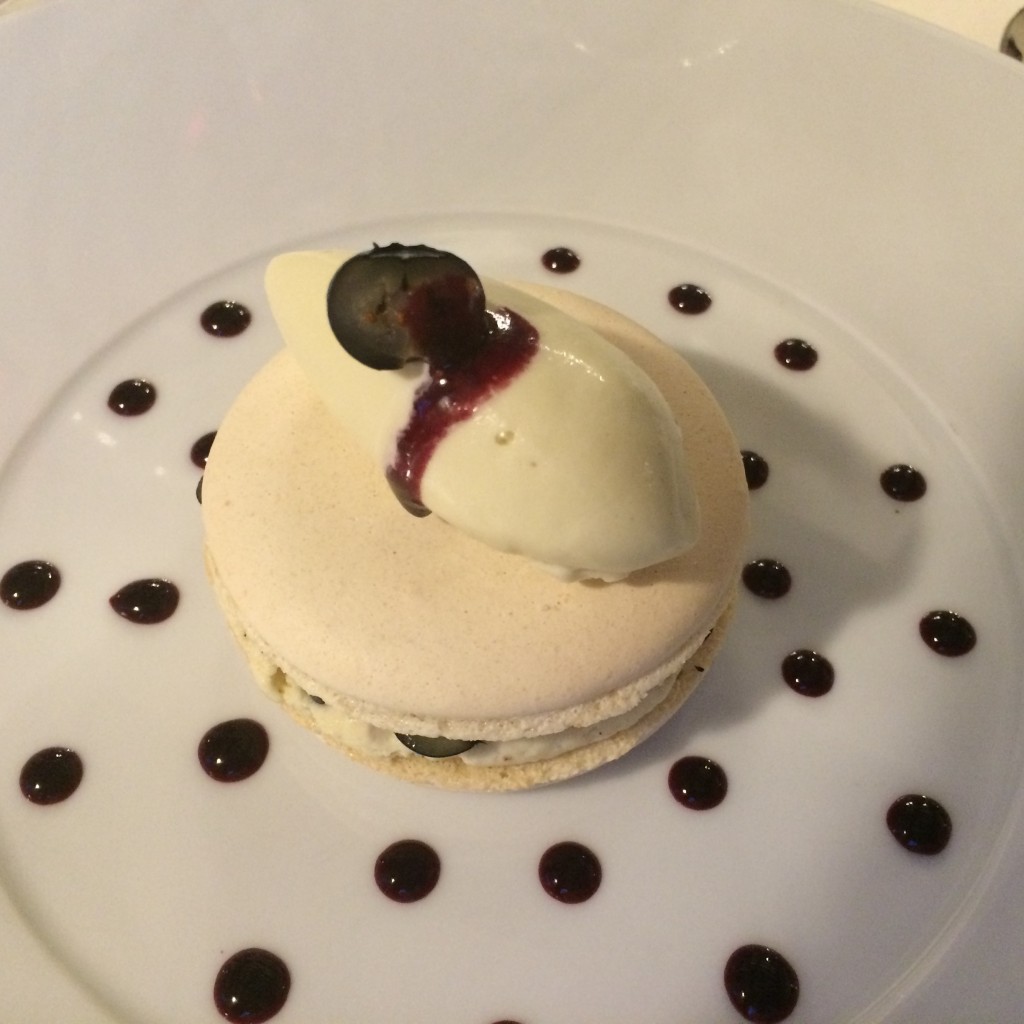 Macaron myrtilles © GP