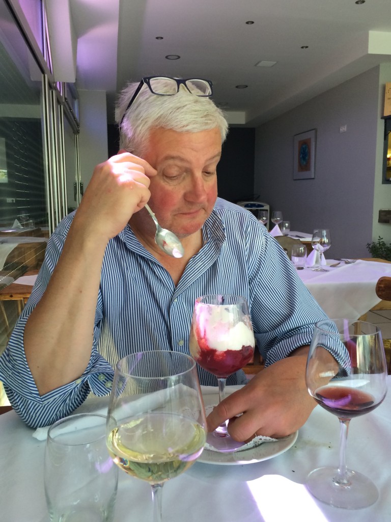 Guy Untereiner et la framboise Melba © gp