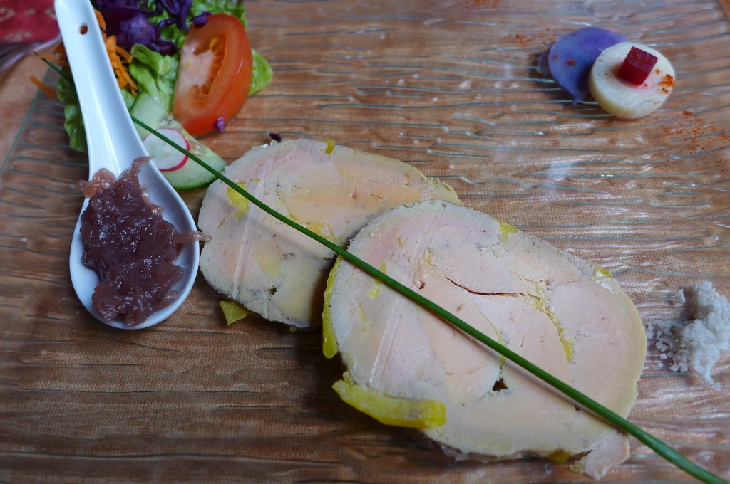 Foie gras et chutney d'oignons © GP