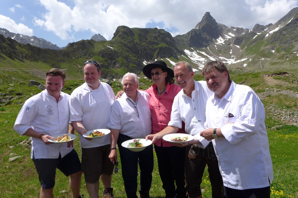 Marc Veyrat et les chefs du chemin de Saint-Jacques © GP