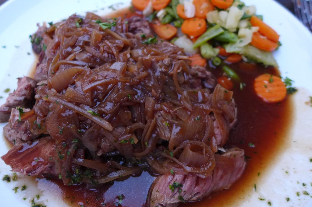 Onglet à l'échalote © GP