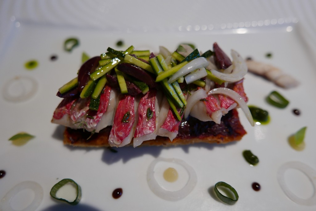Tarte de rouget © GP