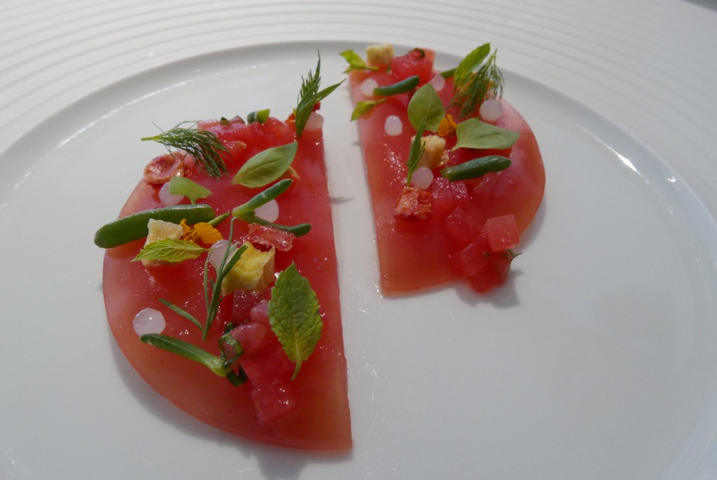 Langoustine et pastèque © GP