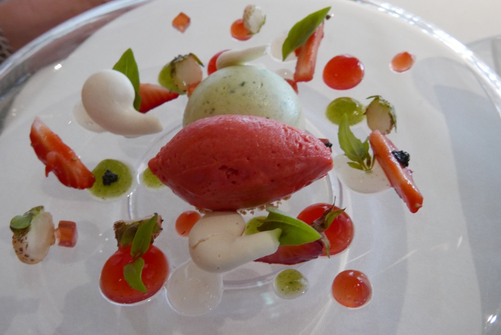 Fraise et basilic © GP