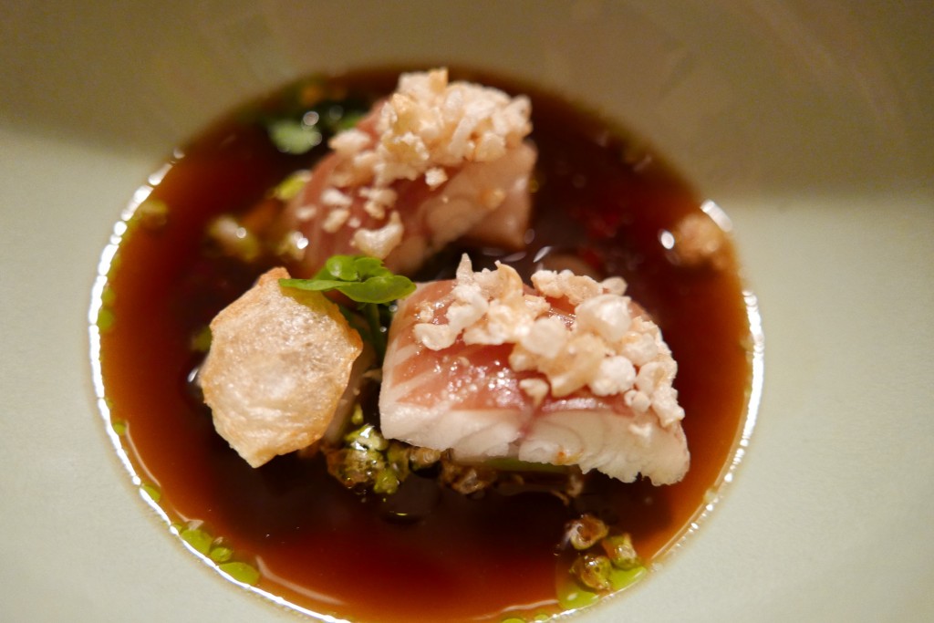 Poitrine de porc et anguille © GP