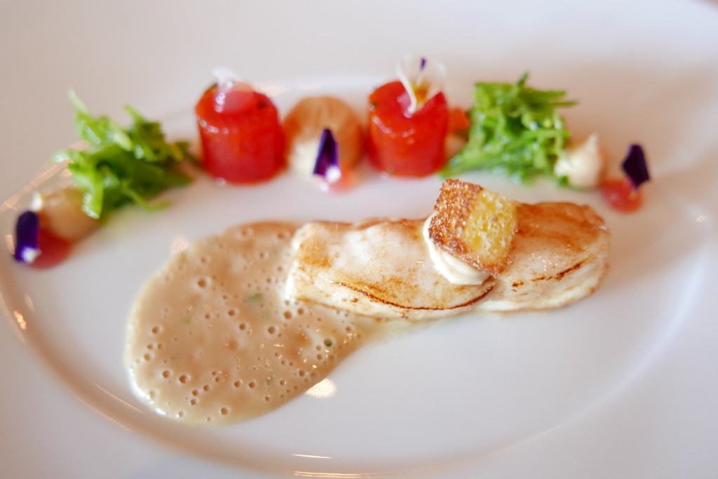 Turbot, pastèque, estragon © GP