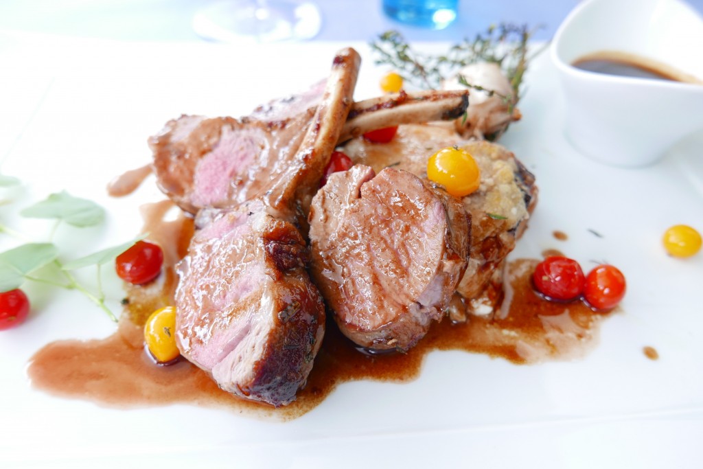 Carré d'agneau et lasagnette © GP