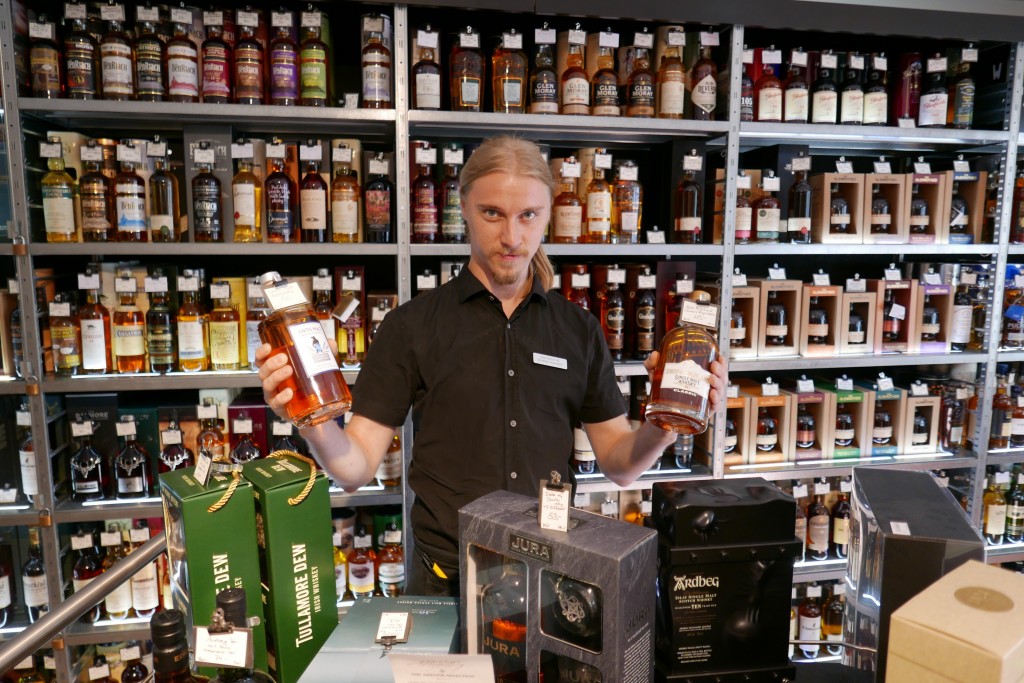 Choix de whiskies © GP