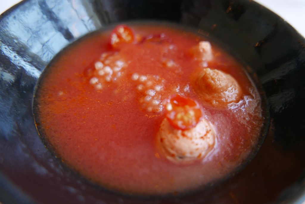 Tomate cocktail et tapioca © GP