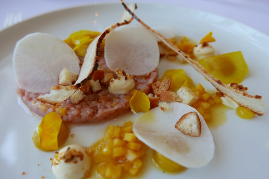 Tartare de veau à l'huile de citron © GP