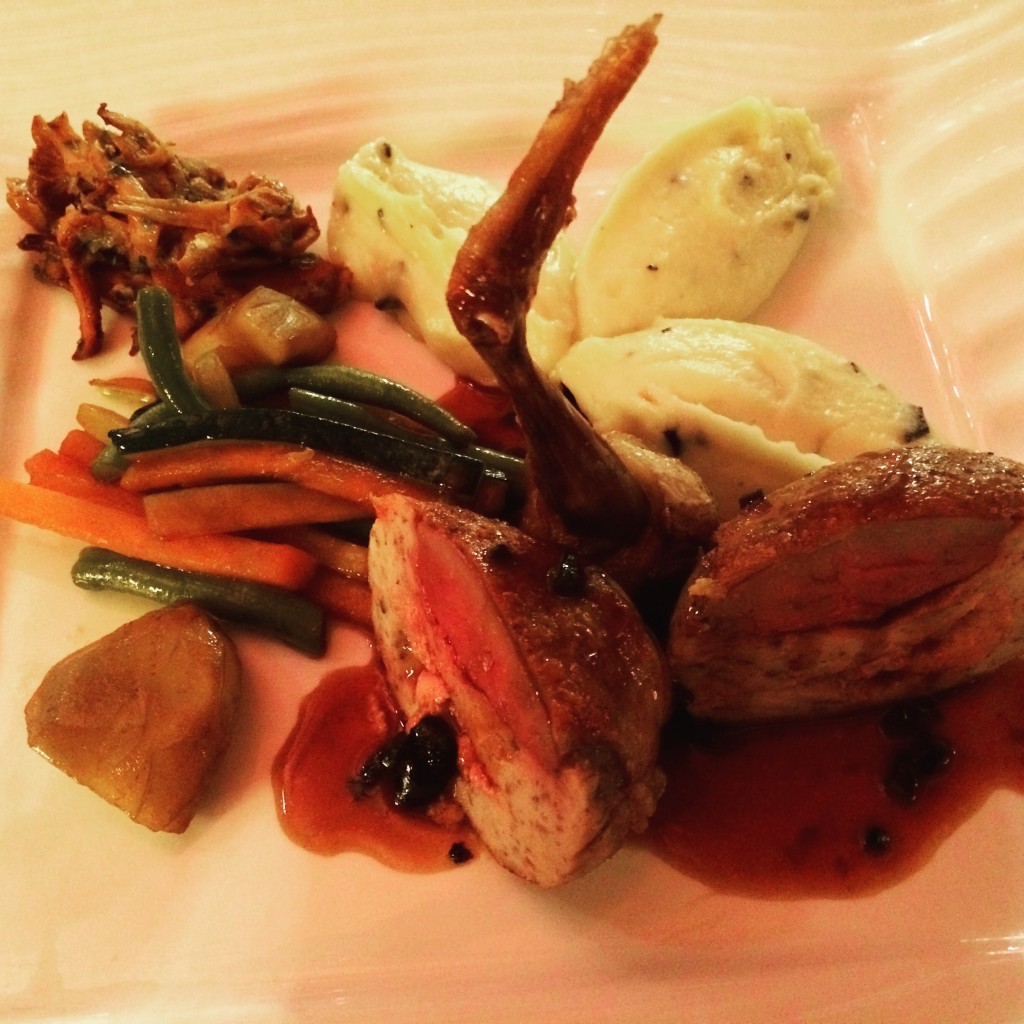 PIgeon farci au foie gras © GP