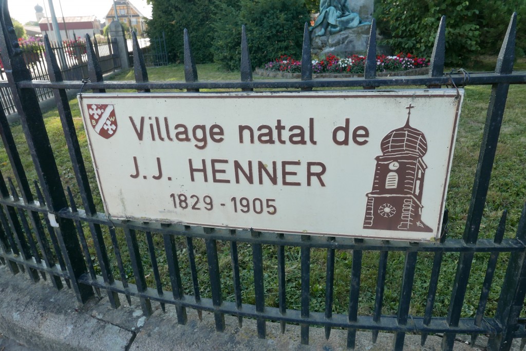 Plaque hommage à Bernwiller © GP