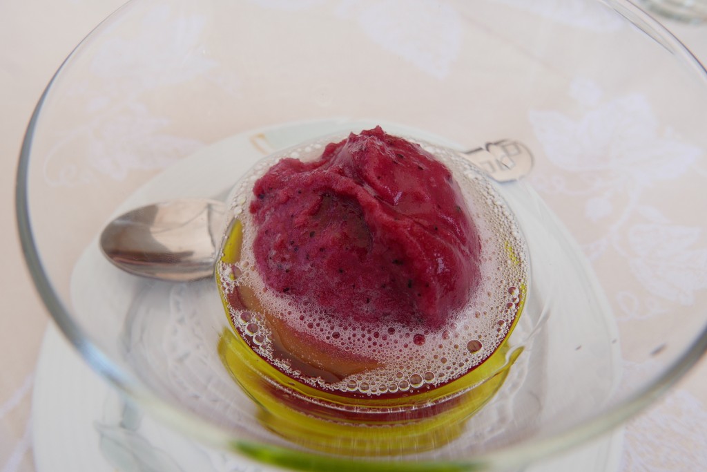 Sorbet au myrtilles © GP