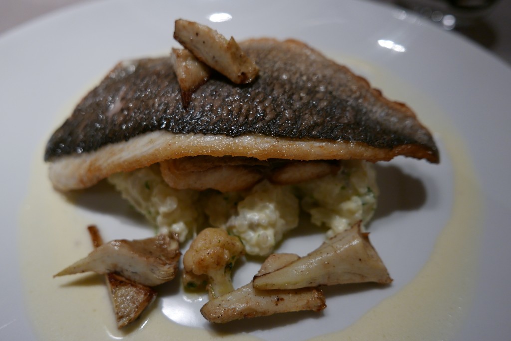 Dorade et risotto aux artichauts © GP