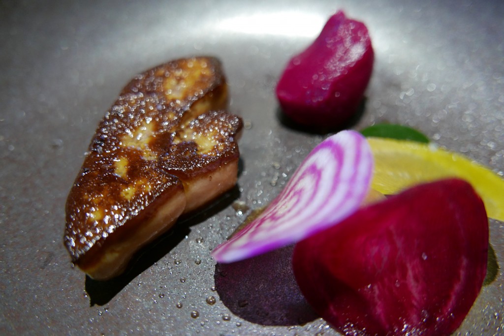 Foie gras et betteraves © GP
