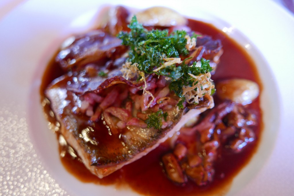 Sandre au lard et pinot noir © GP