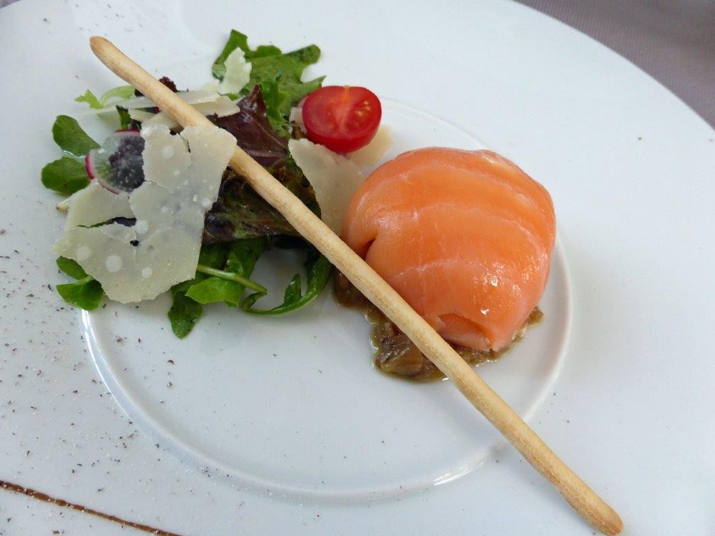 Pannequet de saumon fumé © AA