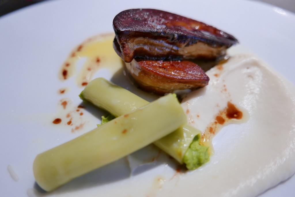 Foie gras grillé et cannelloni végétal © GP