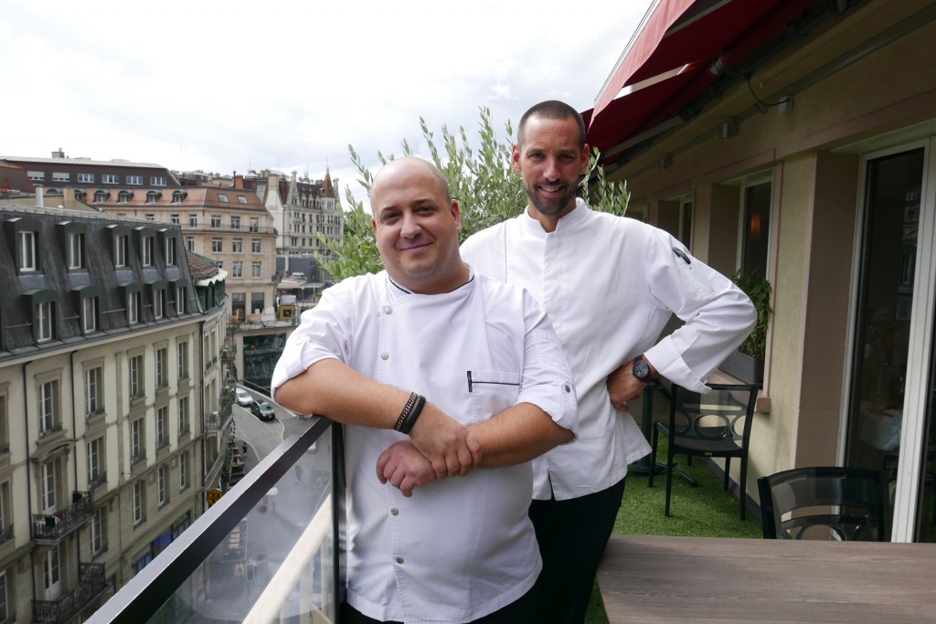 Théotime Bioret et Michael Rochat © GP