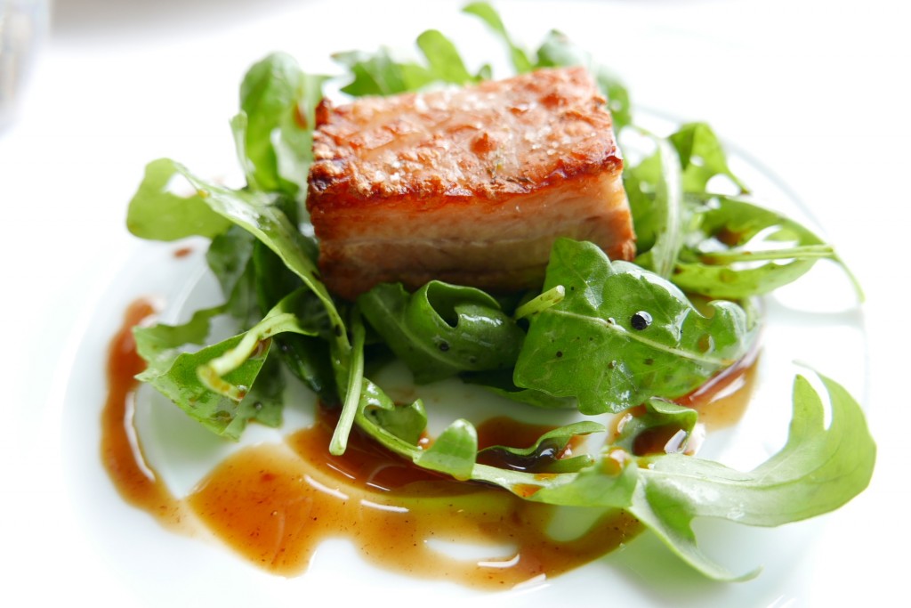 Lard et salade © GP