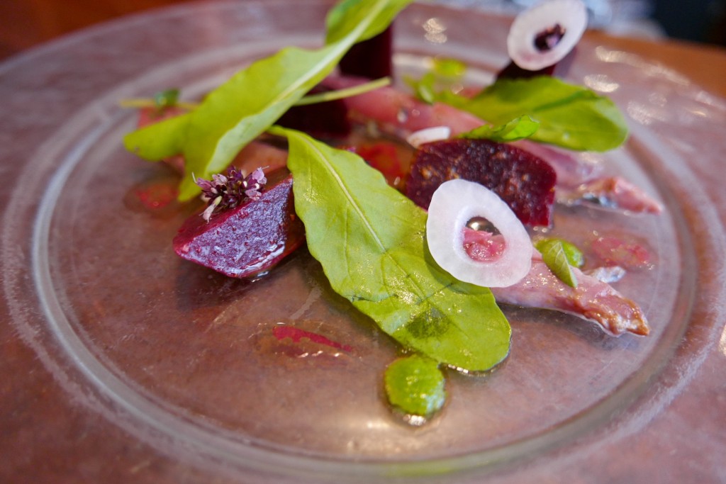 Maquereau et betteraves © GP
