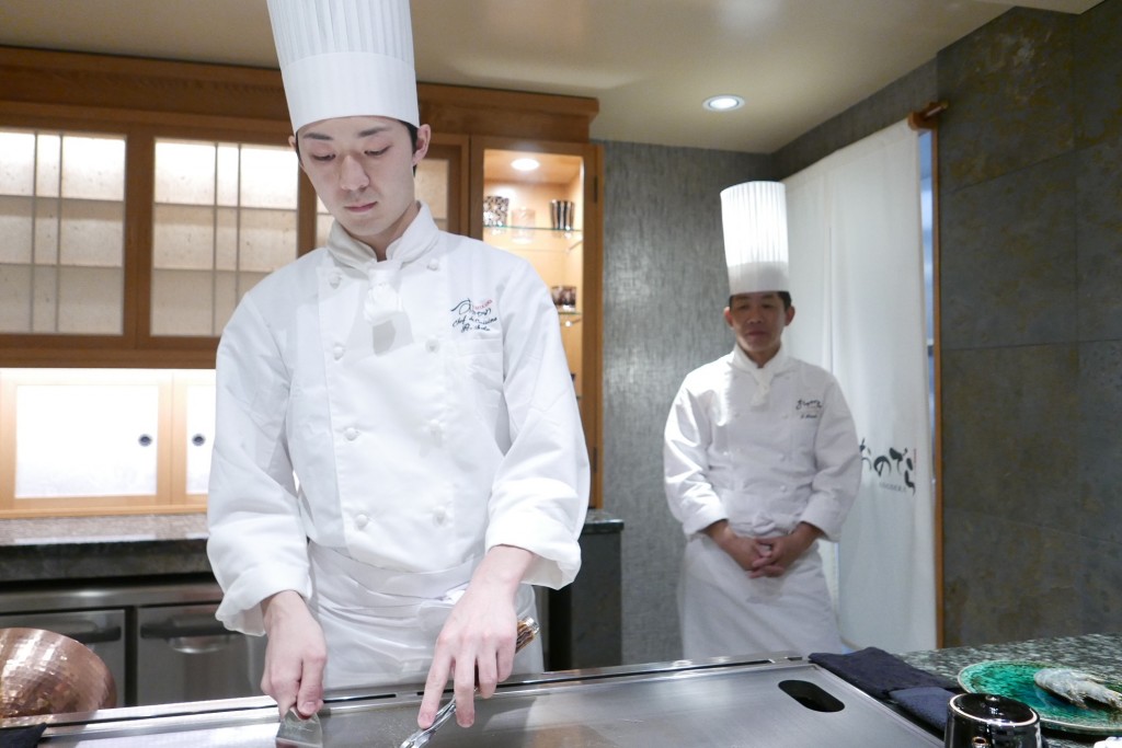 Ryusuke Sato sous l'oeil de Takanori Kambe © GP