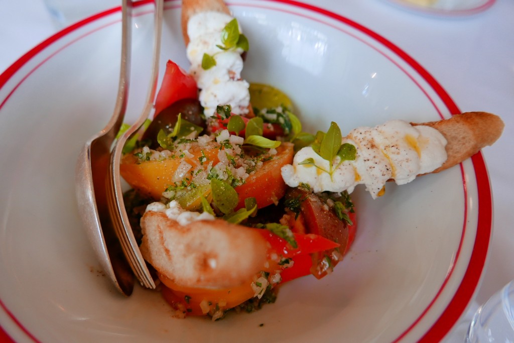 Tomates et chèvre © GP