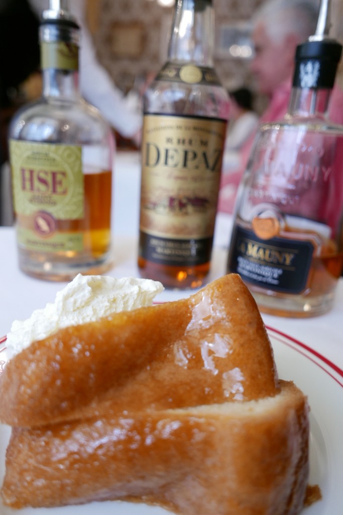 Le savarin aux trois rhums © GP