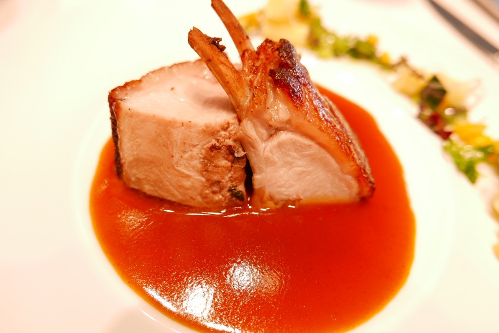 Porcelet croustillant à l'aspérule © GP