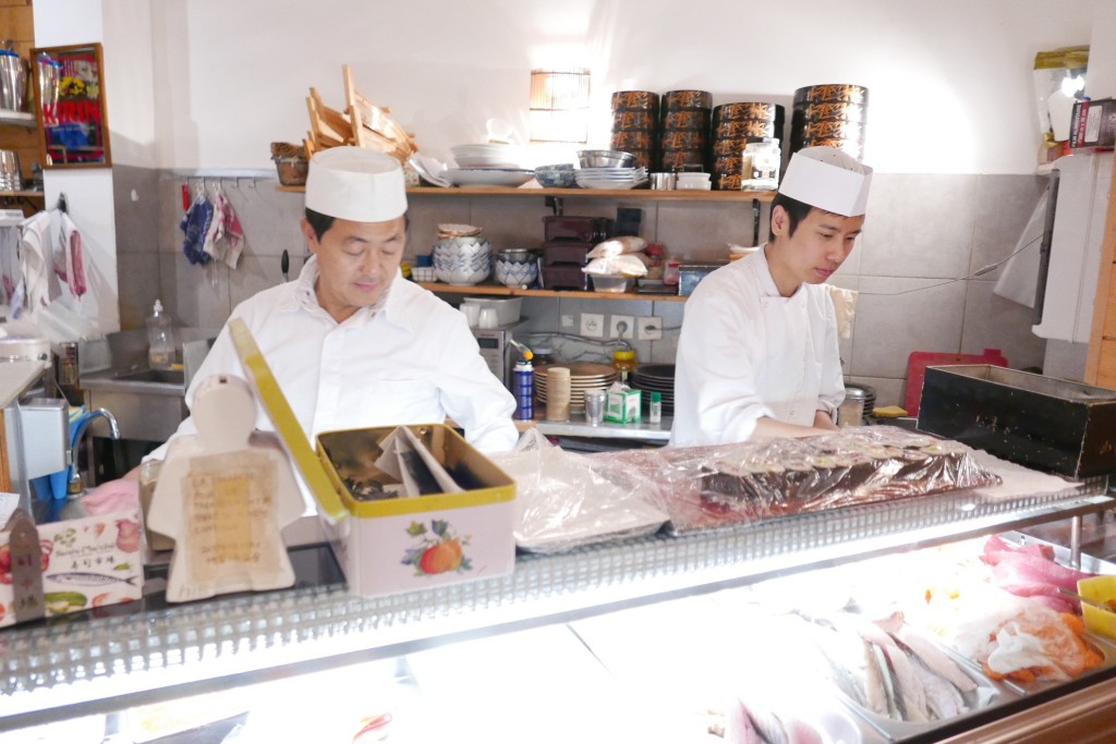 Le sushimen à l'oeuvre © GP