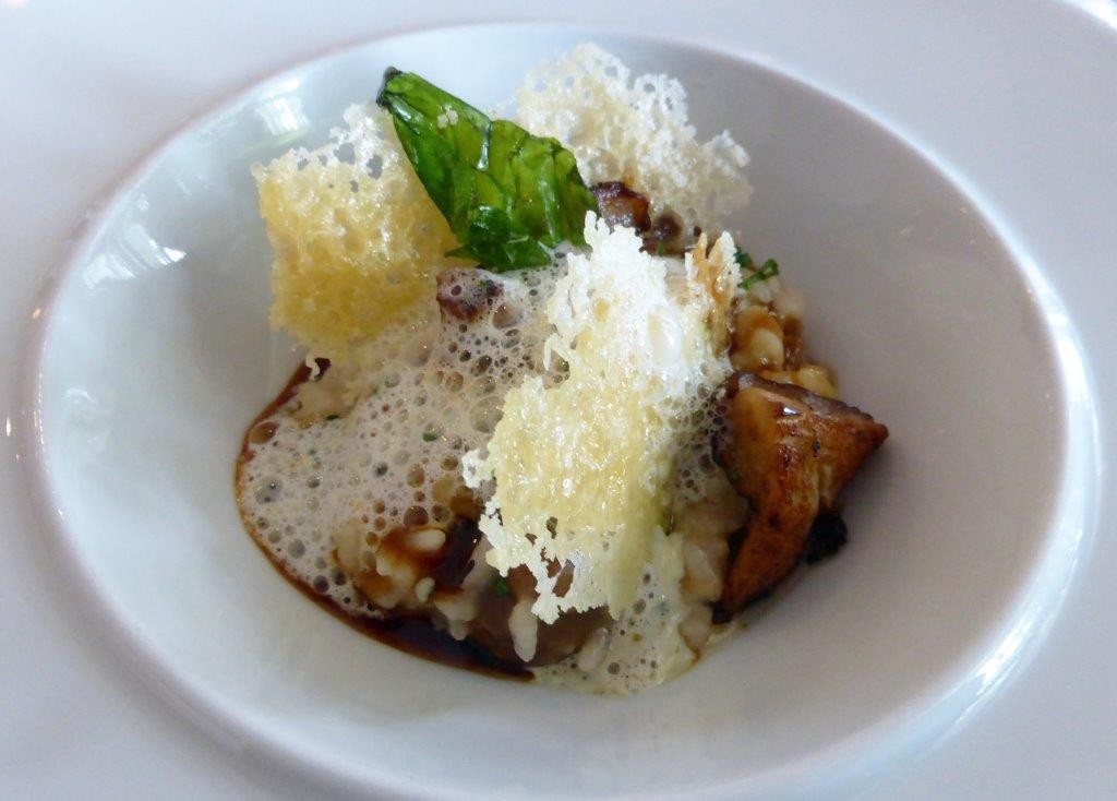 Risotto parmesan et cepes © AA