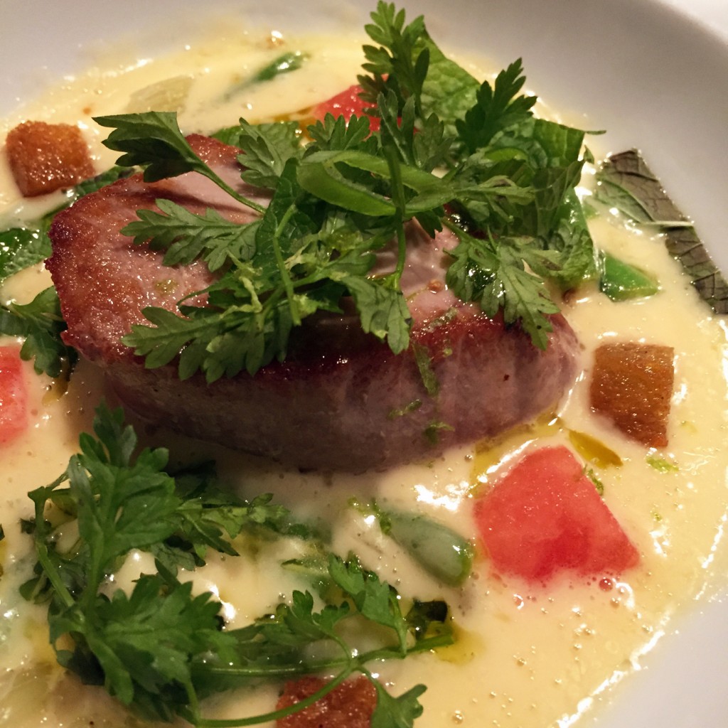 Thon beurre blanc au gingembre © DB