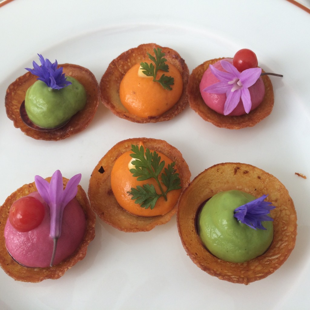 Toasts de pommes de terre aux légumes © GP