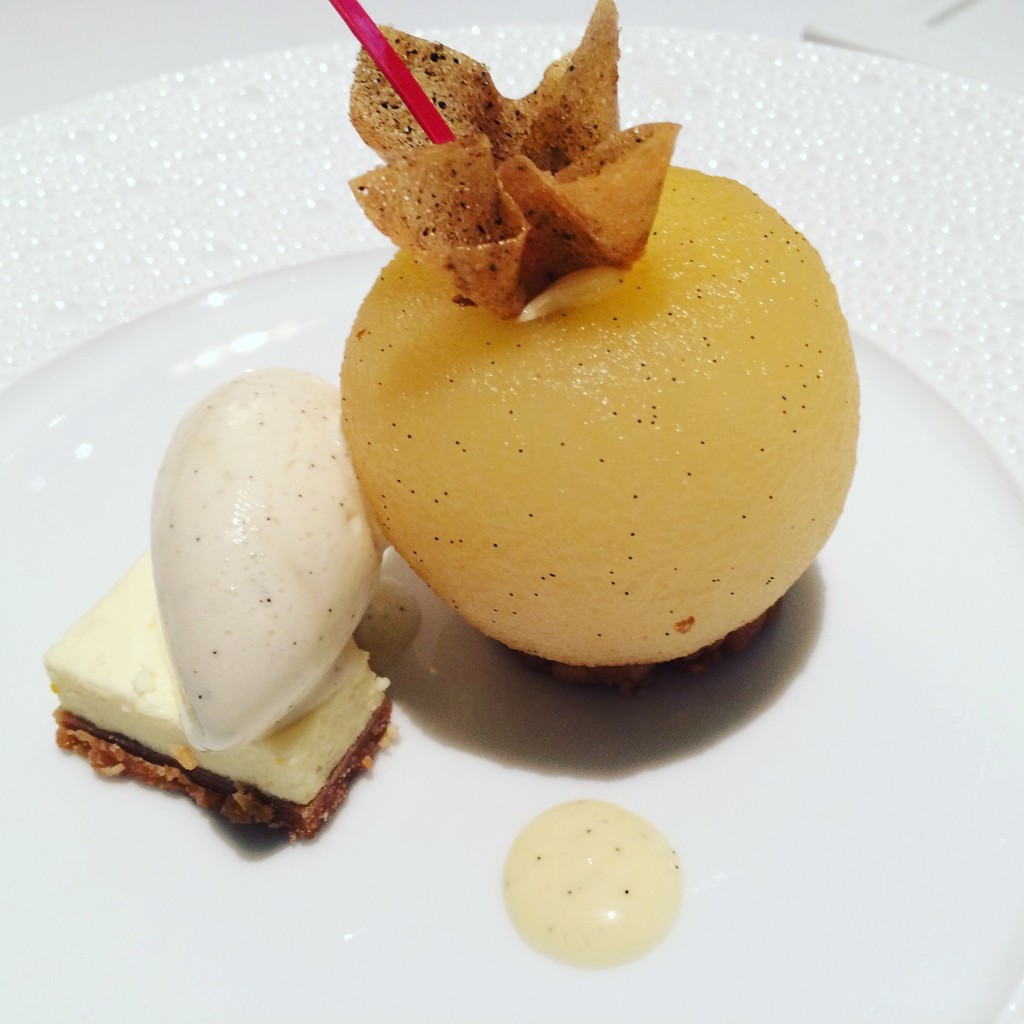 Pomme confite au gingembre © GP