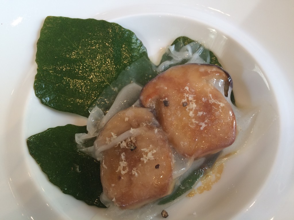 Cèpes et lard de Colonnata © GP