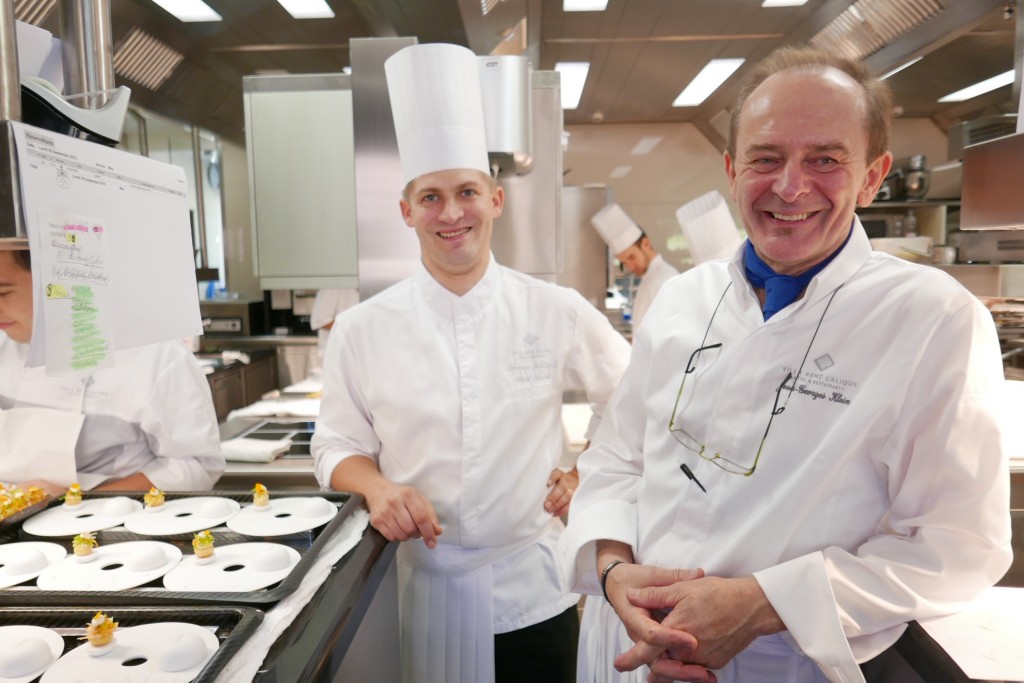 Jean-Georges Klein et son adjoint Jérôme Schilling à la Villa Lalique © GP