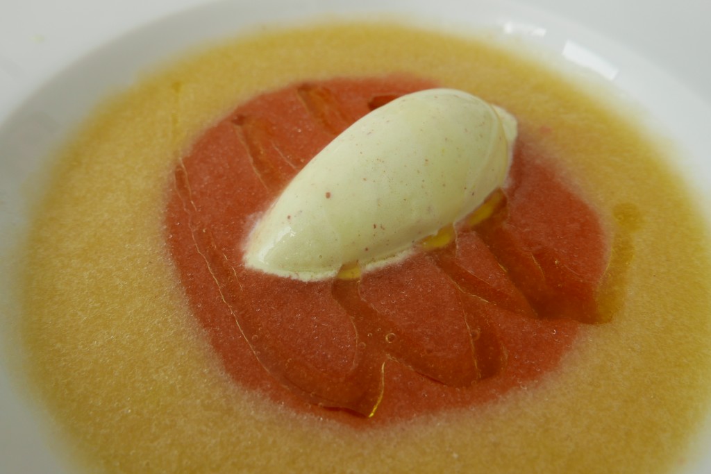Gaspacho de tomates à la moutarde d'Orléans © GP