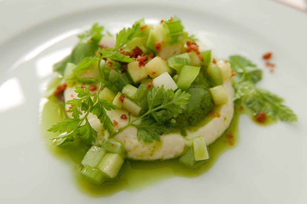 Céleri et pesto © GP