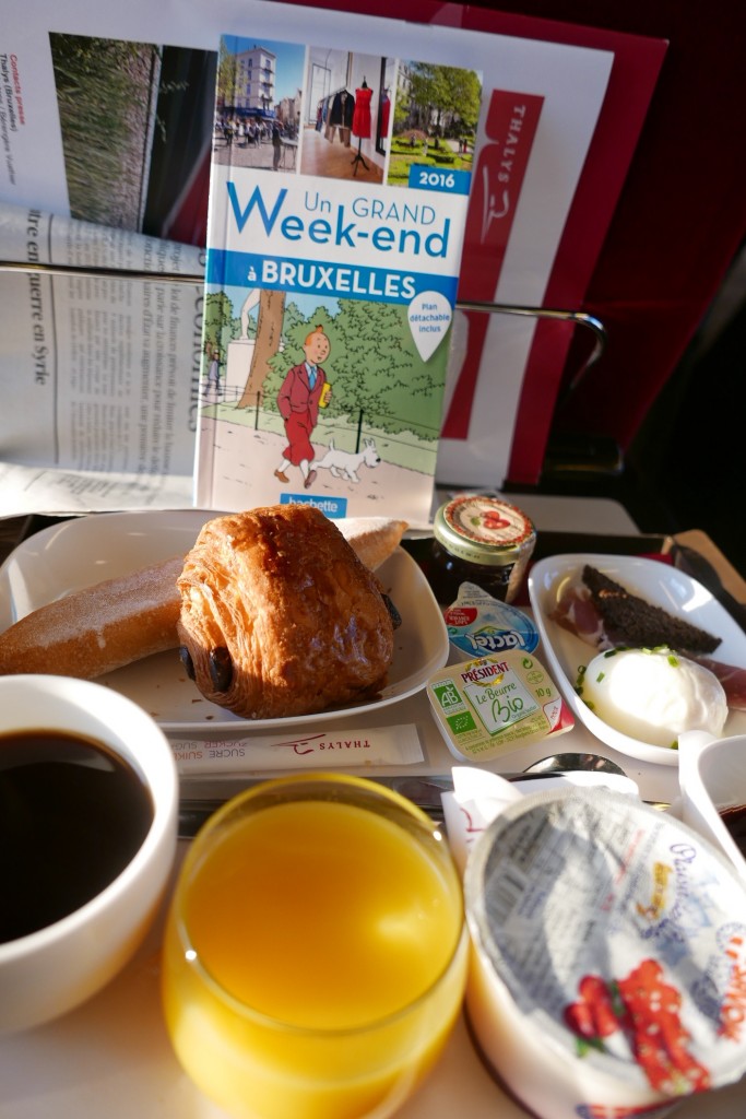 Petit déjeuner dans le Thalys © GP