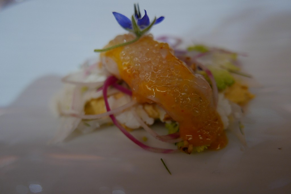Langoustine en crème de tête © GP