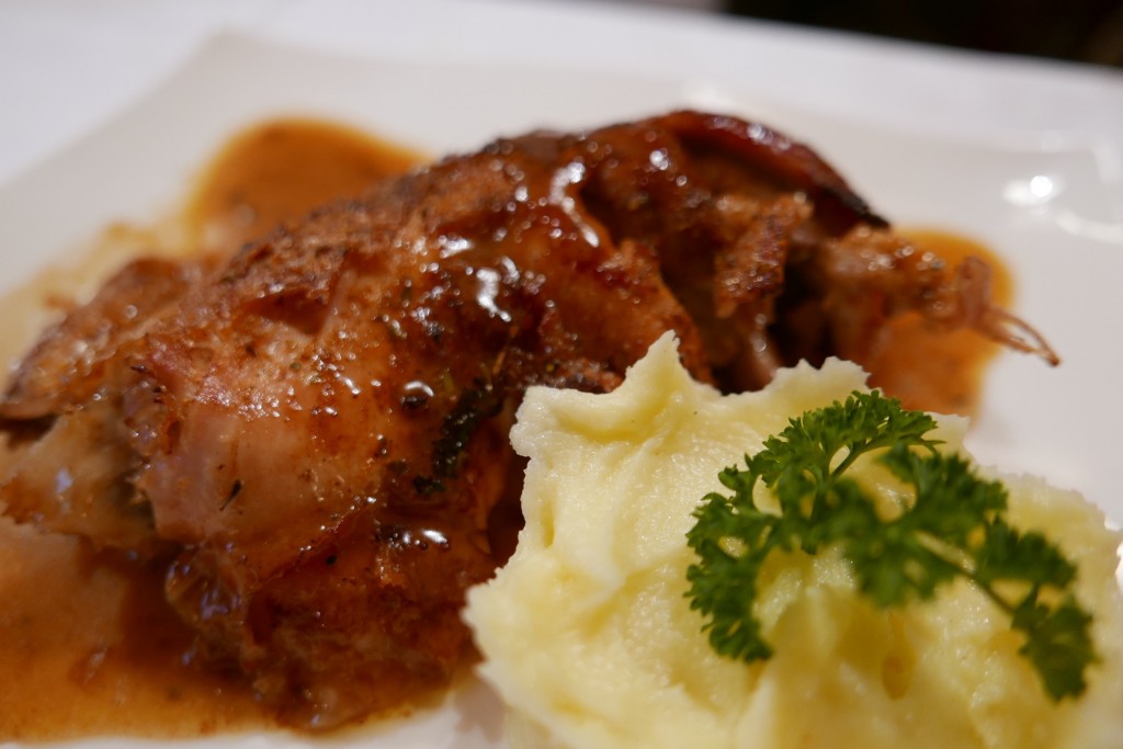 Poulet rôti pommes purée © GP