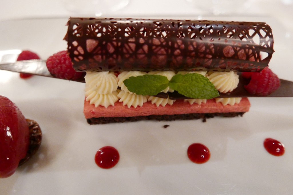 Cheese-cake framboise chocolat © GP