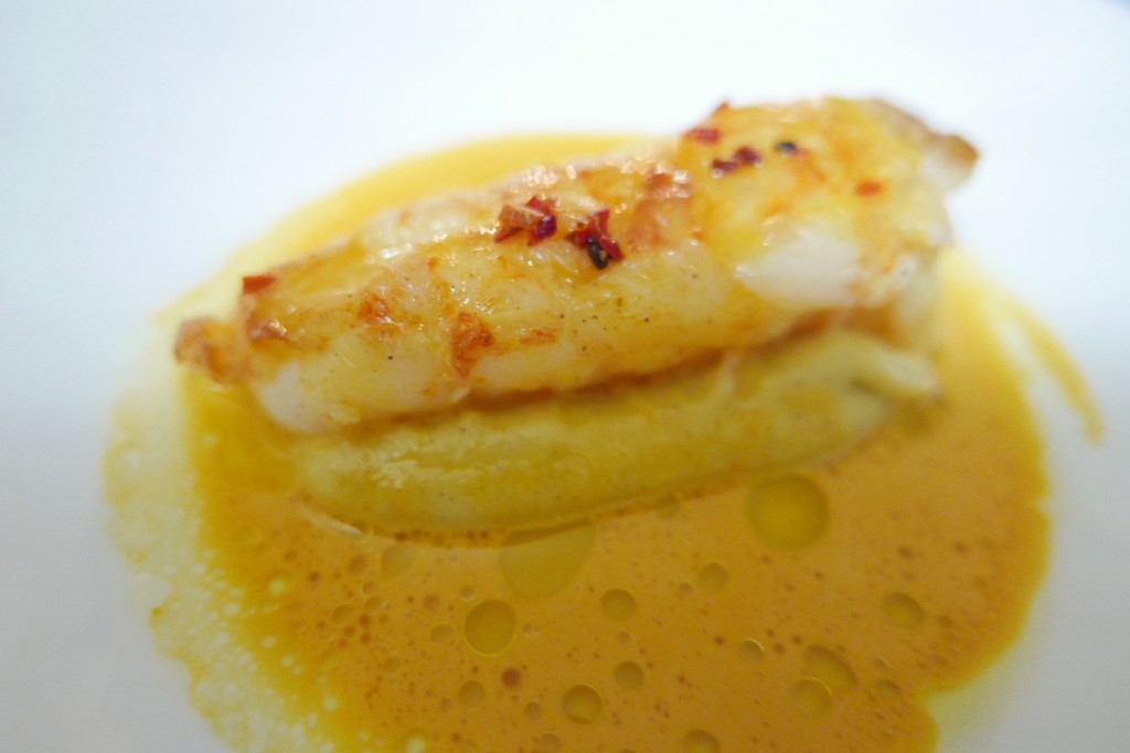 Langoustine et socca © GP