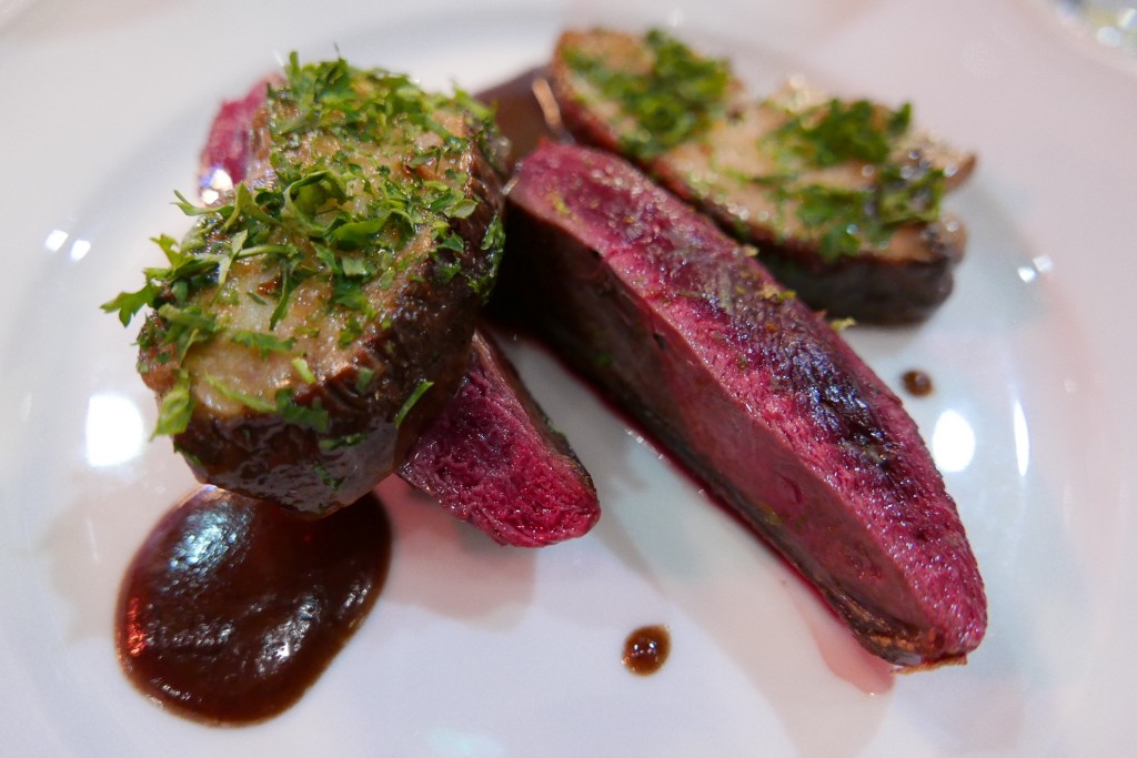 Filet de col-vert sauce bourguignon © GP
