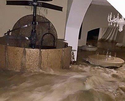 La salle inondée © DR