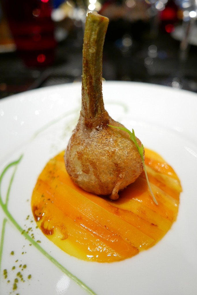 Tempura d'artichaut et carottes © GP