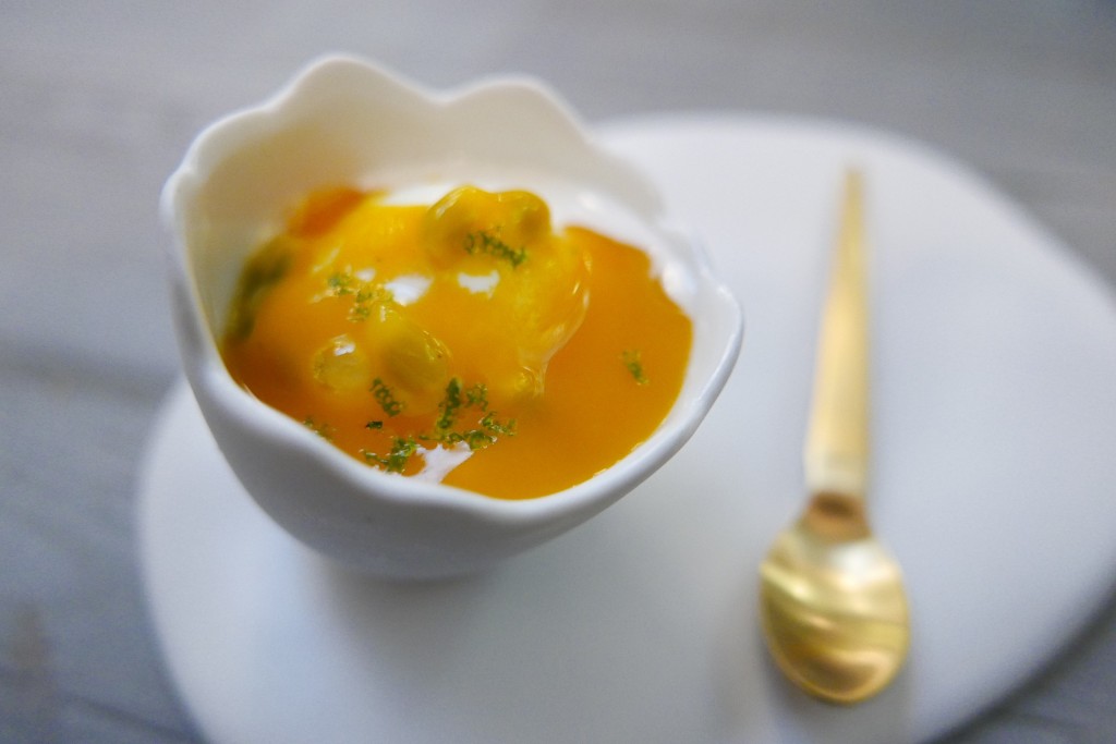 Glace fromage blanc, mangue © GP